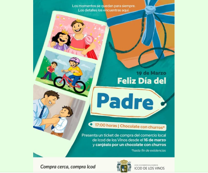 Shop Local in Icod this Father’s Day