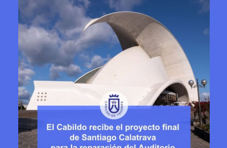 Calatrava Submits Final Repair Project for Tenerife’s Adán Martín Auditorium