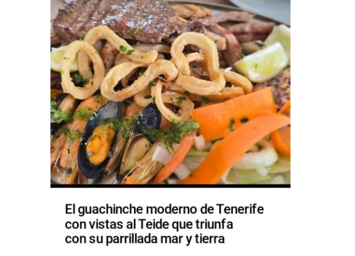 A Modern Guachinche with Teide Views… And a Grill That Does a Bit of Everything