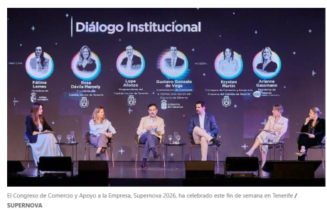 El Congreso de Comercio y Apoyo a la Empresa, Supernova 2026, ha celebrado este fin de semana en Tenerife / SUPERNOVA