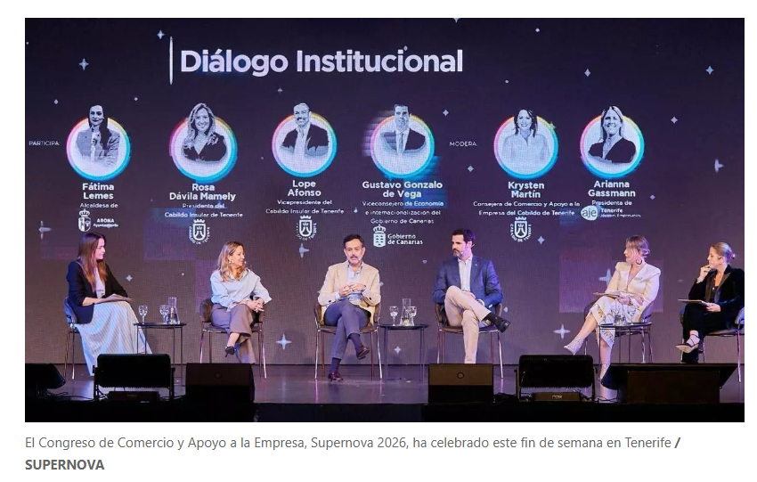 El Congreso de Comercio y Apoyo a la Empresa, Supernova 2026, ha celebrado este fin de semana en Tenerife / SUPERNOVA